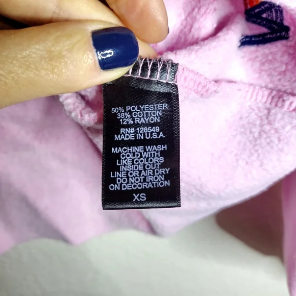 Aviator Nation Tie Dye Bolt Stitch Cropped Crew Sweatshirt Sz Xs - Picture 6 of 8